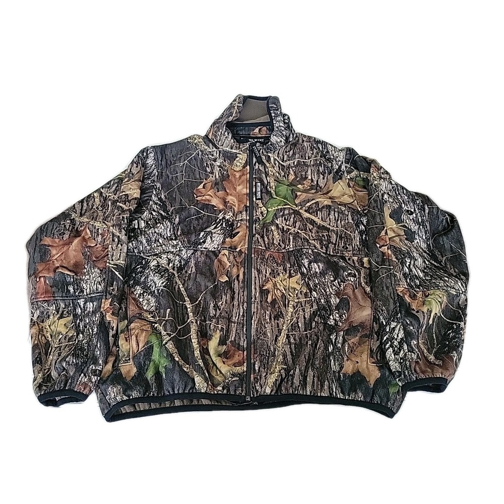 Rivers West Camouflage Jacket Mossy Oak Full Zip Waterproof System Men's X-Large